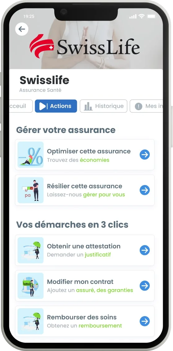 L'application Ideel — Assurance santé