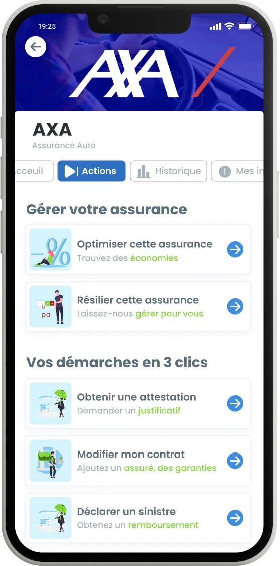 L'application Ideel — Assurance auto-moto